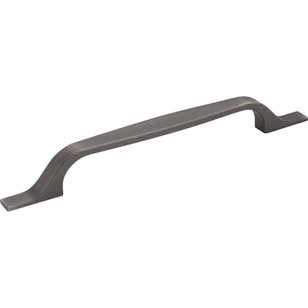 Elements 160 mm Center-to-Center Brushed Pewter Square Cosgrove Cabinet Pull 382-160BNBDL